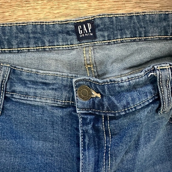 GAP 31 Regular Straight Medium Wash Blue Jeans Denim - Picture 6 of 6